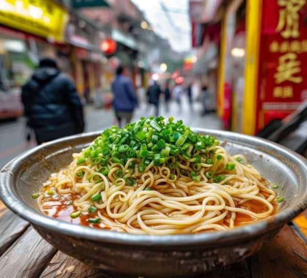武汉特色美食揭秘，热干面的起源与传承,热干面，探寻武汉的美食，揭秘热干面是哪里的特产,美食传奇,第1张