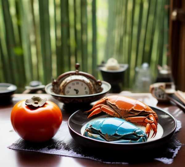 柿子与螃蟹饮食搭配时间揭秘，柿子后多久可食螃蟹？