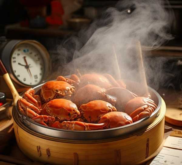 蒸螃蟹的最佳时长与技巧揭秘,螃蟹要蒸多少分钟？揭秘蒸螃蟹的最佳时间与技巧,美食,技巧,螃蟹,第1张