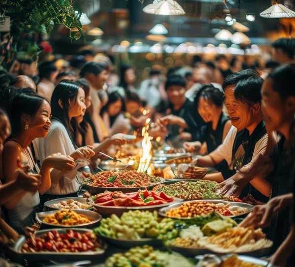 四海一家自助餐，美食盛宴，超值体验，费用揭秘！,四海一家自助餐价格解析，物超所值，美食盛宴只需多少？,美食,第1张
