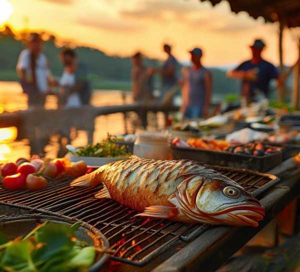 烤鱼盛宴，探寻全国最佳烤鱼风味之旅,探寻美食之旅，烤鱼哪家强？带你品尝最美味烤鱼地,美食,营养,第1张