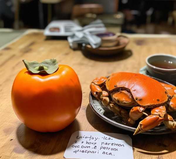 柿子与螃蟹同食注意事项及安全食用时间指南